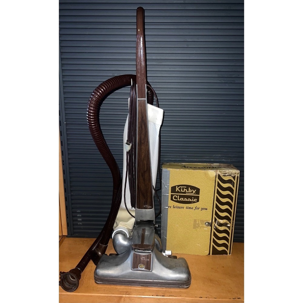 Vintage Kirby Classic 1-CR Vacuum Cleaner Original Attachments w/Box